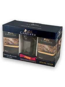 Gabbiano 2*250 gr brygg kaffe set