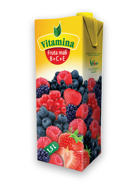Vitamina 1,5 lt  skogsbär juice 1*8