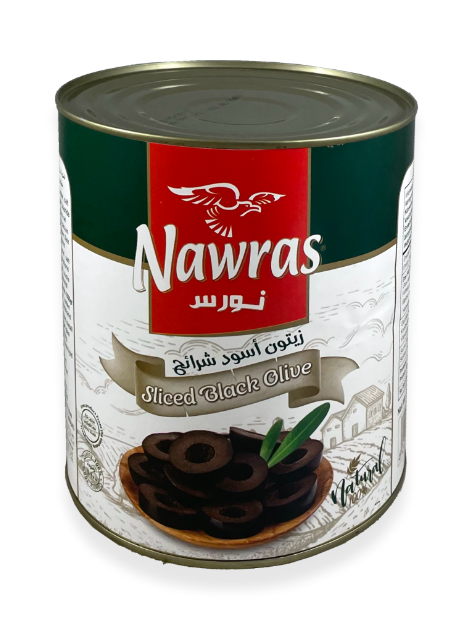 Nawras 3100 gr svarta skivade oliver 1*6