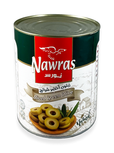 Nawras 3100 gr gröna skivade oliver 1*6