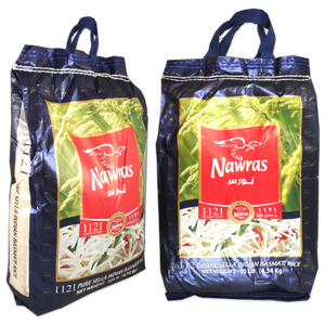 Nawras 4.54 kg Indiskt 1121 Sella Basmati Ris 1*8