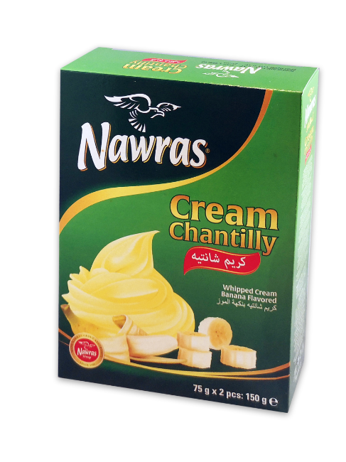 Nawras 2*75 gr banan gräddpulver 1*12