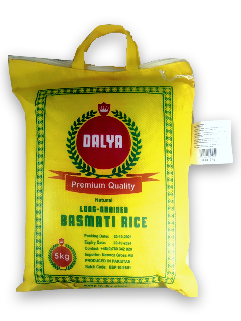 Dalya 5 kg  pakistan basmati 1*4