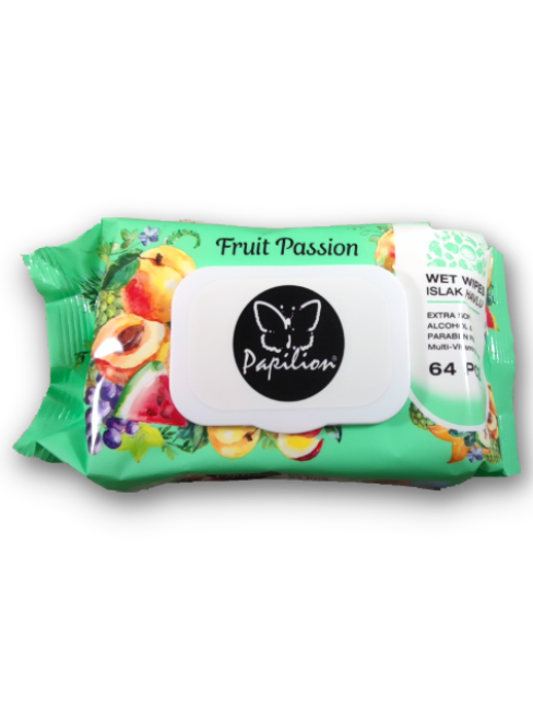 Papilion 64-pack våtser vetter fruit grön 1*24