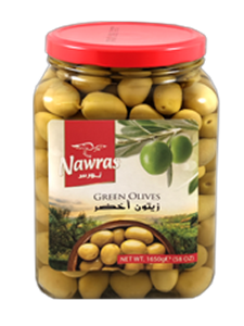 Nawras 1600 cc gröna oliver skivade 1*6