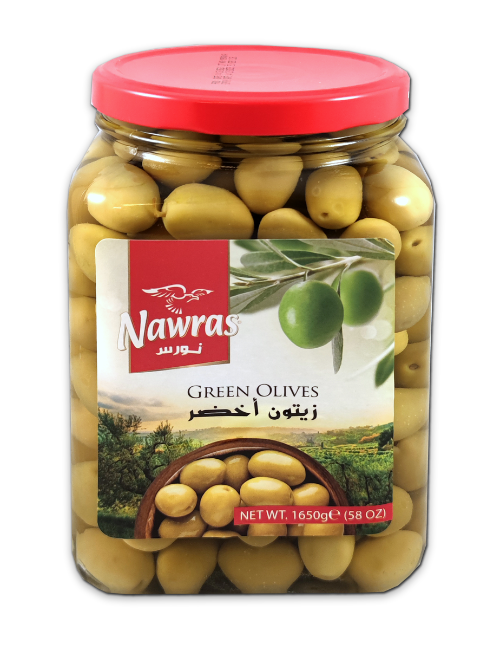 Nawras 1600 cc  gröna oliver med kärna 1*6