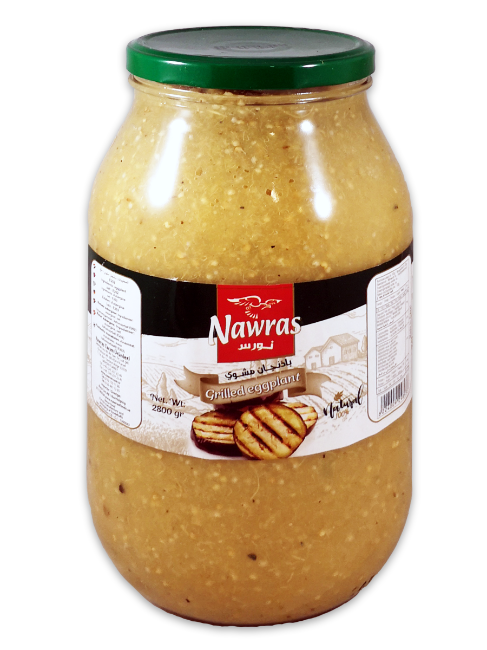 Nawras 2800 gr rostade auberginer egypt 1*4