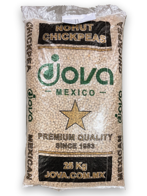 Jova 12 mm Mexico kikärter 1*25 kg