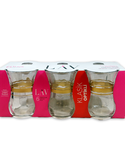 Lav 6-pack te glass classic 1*12