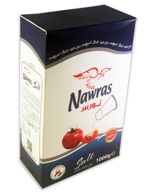 Nawras 1 kg salt med jod 1*12