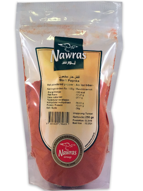 Nawras 250 gr mild paprika 1*12
