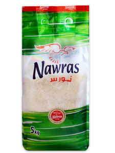 Nawras 5 kg USA calrose rund ris 1*4