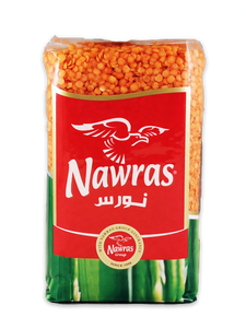 Nawras 900 gr kluvna röda linser 1*10