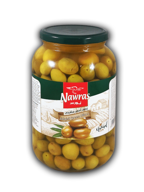 Nawras 1350 gr salkini gröna oliver 1*6