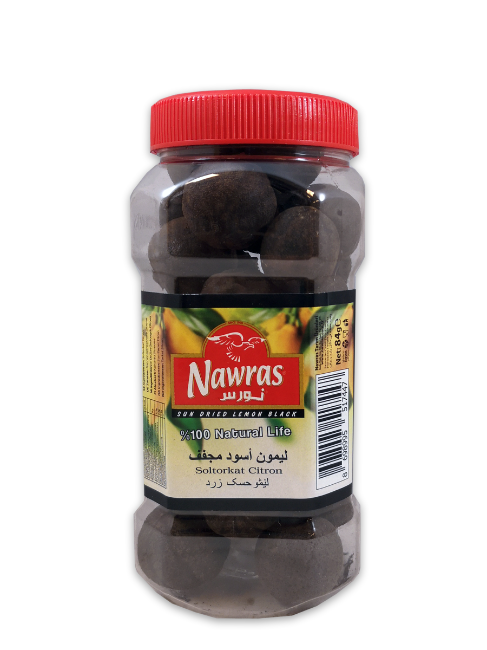 Nawras 84 gr lime torkad svart plast burk 1*8