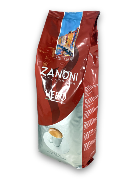 Zanoni 1 kg kaffe bönor Vero  1*1