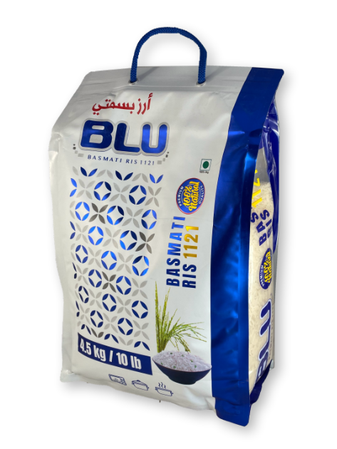 Blu 4,5 kg 1121 indiskt sella basmati ris 1*4