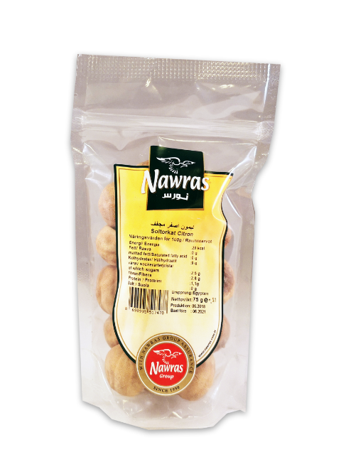 Nawras 75 gr gul torkad lime 1*12