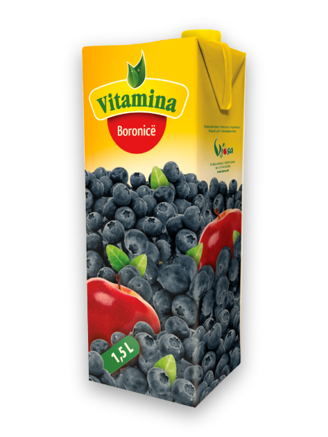 Vitamina 1,5 lt  blåbär juice 1*8