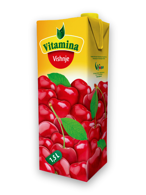 Vitamina 1,5 lt  körsbär juice 1*8