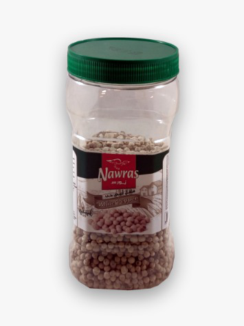 Nawras 200 gr vit peppar hel plast burk 1x12